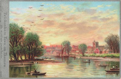 Twickenham Town on the River Thames by English School