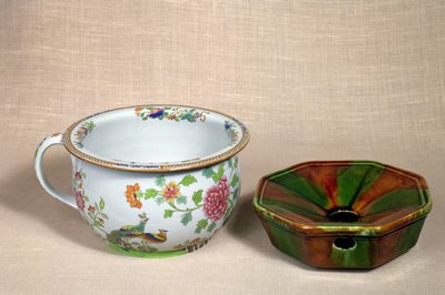 Two Chamber Pots by English School