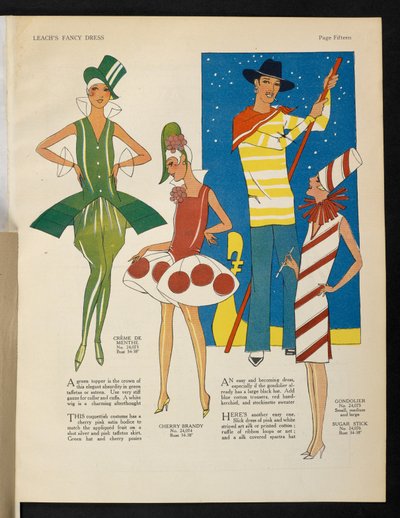 Various costumes, from 