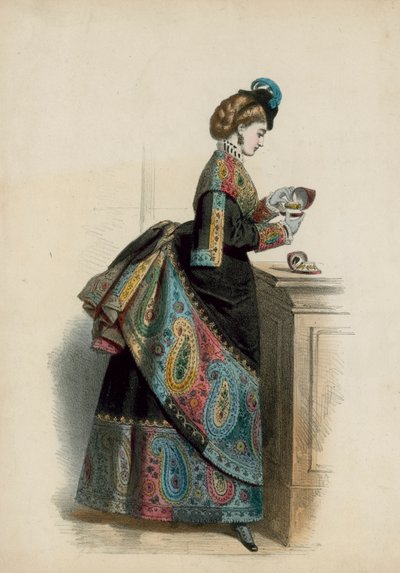 Victorian Fashion Plate by English School