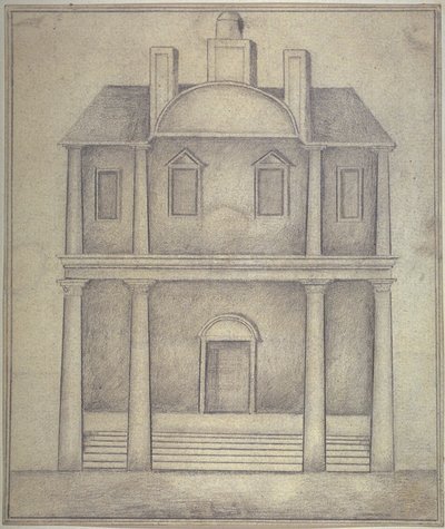 View of Blackfriars Theatre by English School