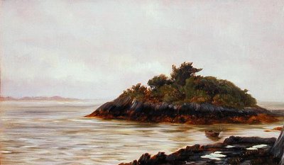 View of an Island by English School