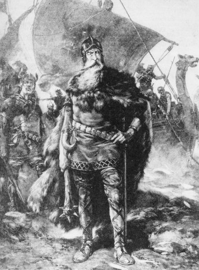 Viking Warrior by English School