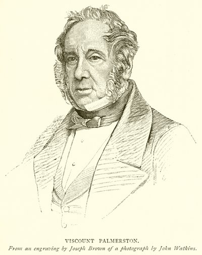 Viscount Palmerston by English School