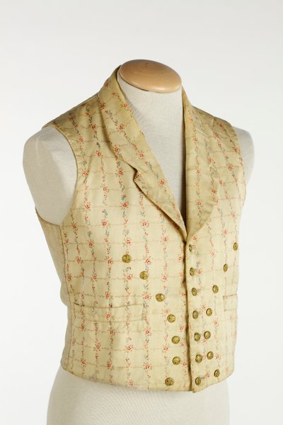 Waistcoat with Floral Pattern, 1855 by English School