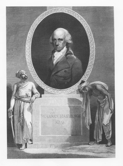 Warren Hastings by English School