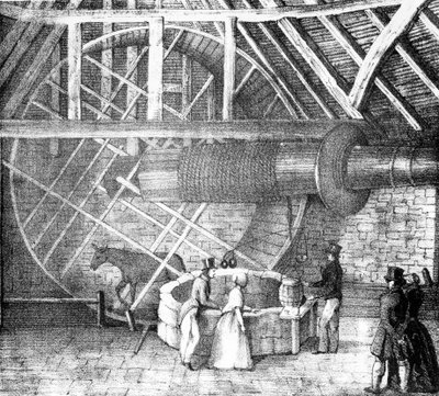 Well Hoist Driven by a Donkey, c.1870 by English School