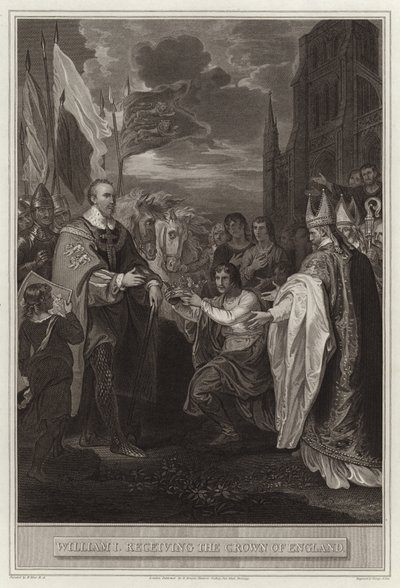 William I Receiving the Crown of England by English School