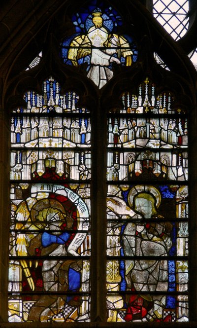 Window depicting the Annunciation by English School