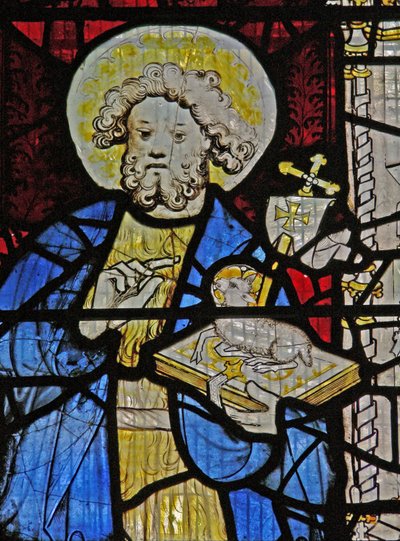 Window Ew depicting St John the Baptist by English School