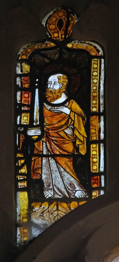Window depicting St Paul by English School