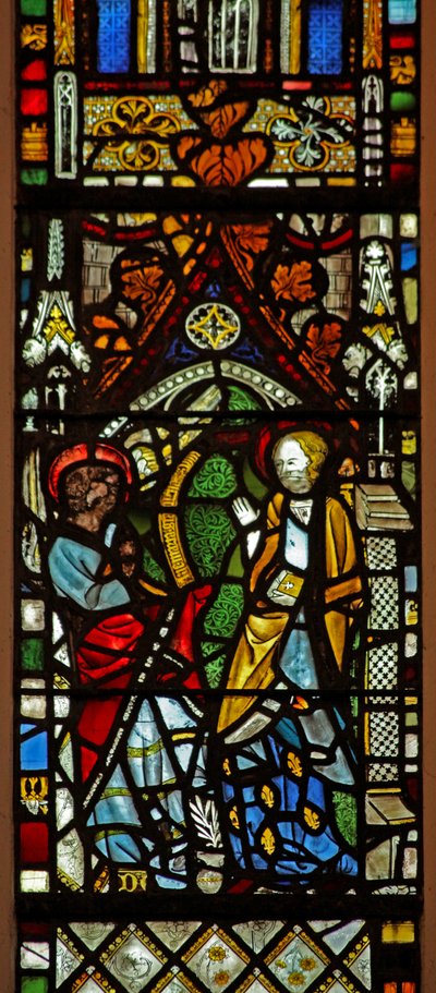 Window depicting the Annunciation by English School