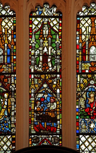 Window depicting the Nativity by English School