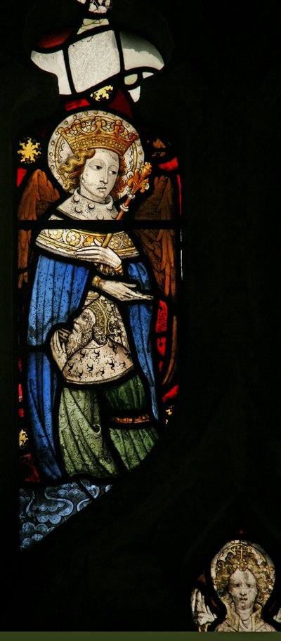 Window depicting the angelic Hierarchy: Principalities by English School