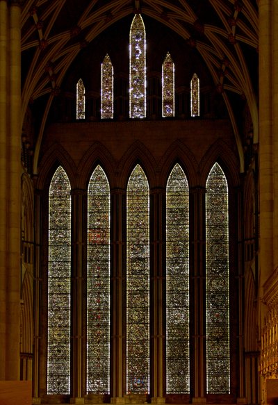 Window depicting grisaille by English School
