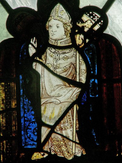 Window N4 depicting a bishop by English School