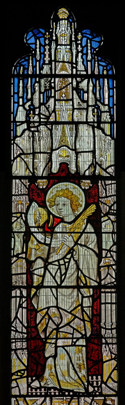 Window S3 depicting St John by English School