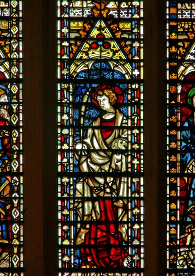 Window Ww depicting St John by English School
