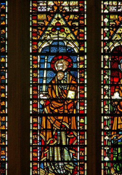 Window Ww depicting St Paul? by English School
