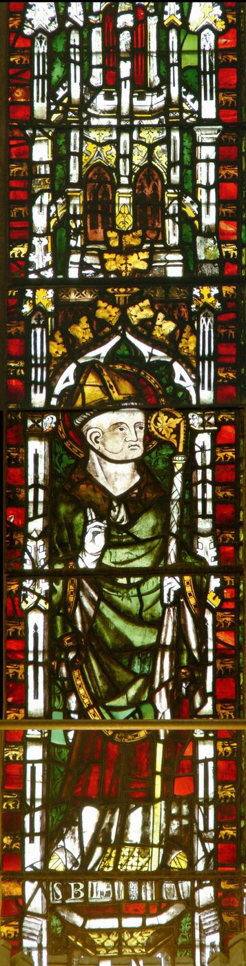 Window depicting St. Blaise by English School