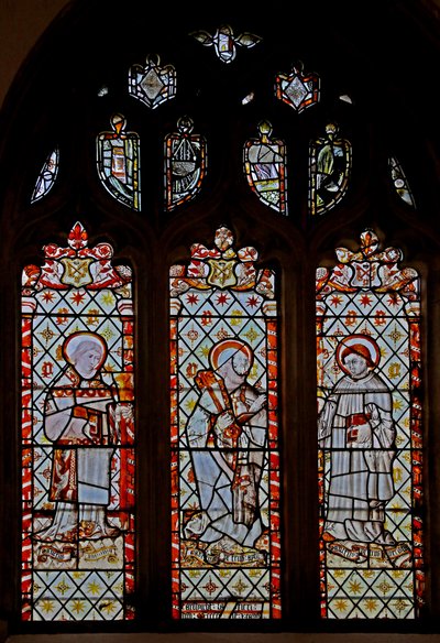 Window 2 depicting the Three Peters Window by English School