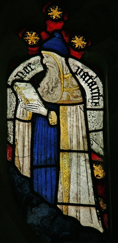 Window depicting the patriarch Noah by English School