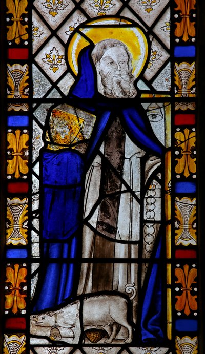 Window 3 depicting St Anthony by English School