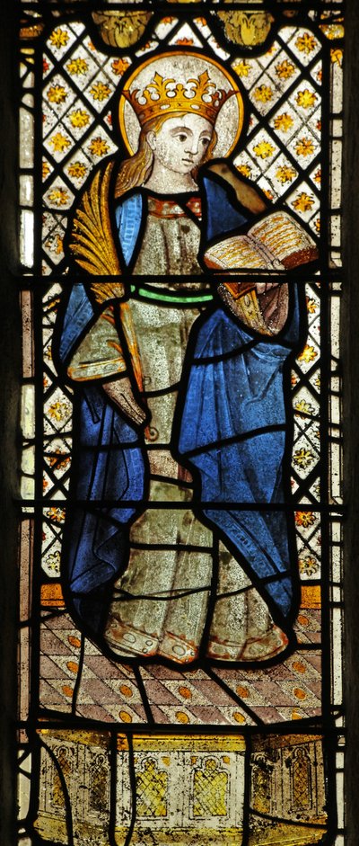 Window 3 depicting St Mabena by English School