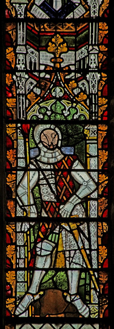 Window n4 depicting Gilbert III de Clare by English School