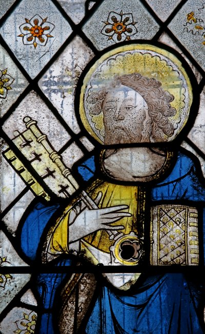 Window depicting St Peter by English School