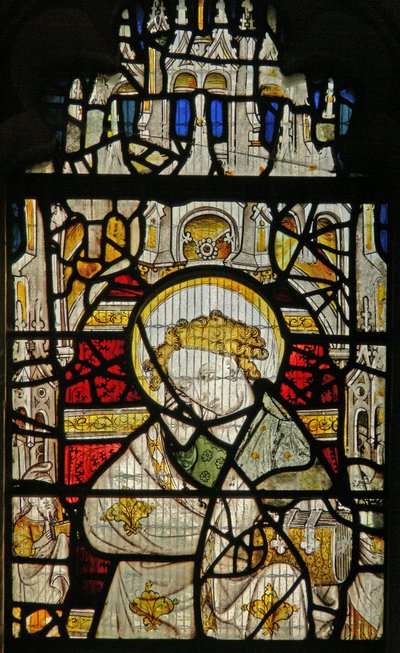 Window depicting St John by English School