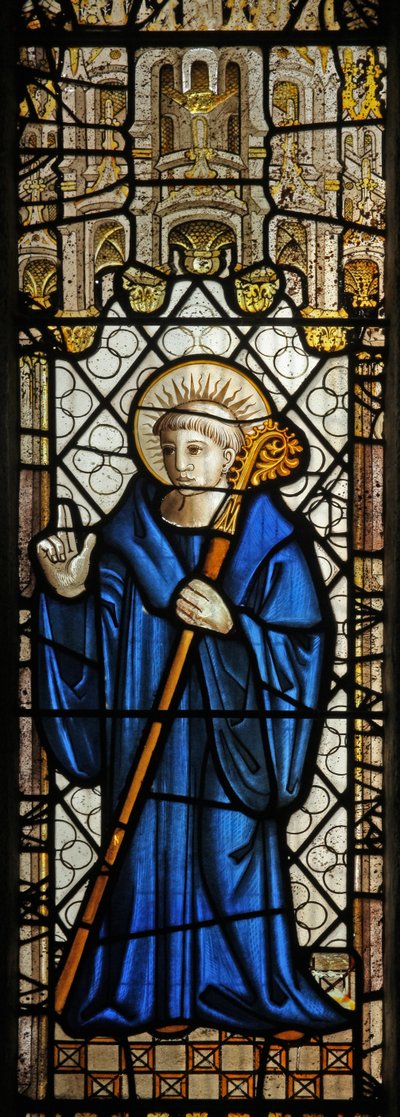 Window 3 depicting St. Neot by English School