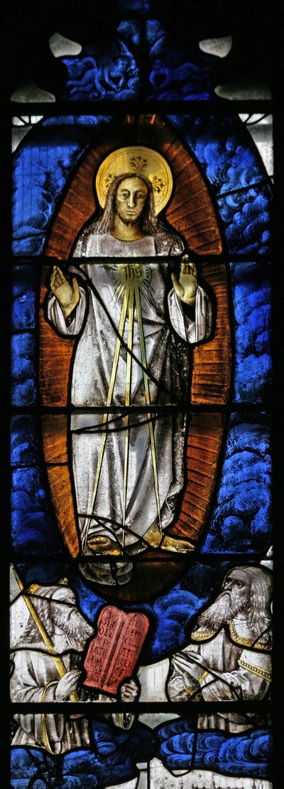 Window s3 depicting the Transfiguration by English School