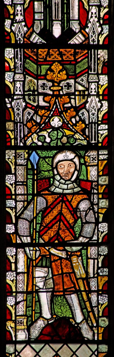 Window s4 depicting Gilbert I de Clare by English School