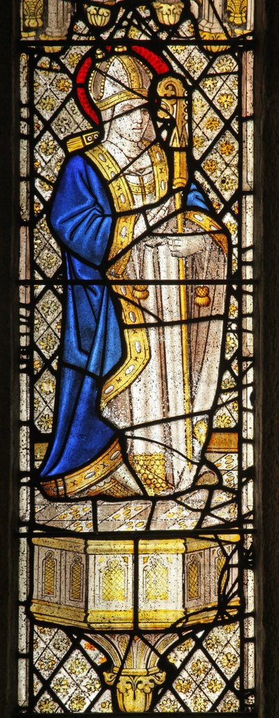 Window depicting St German (Germanus?) by English School