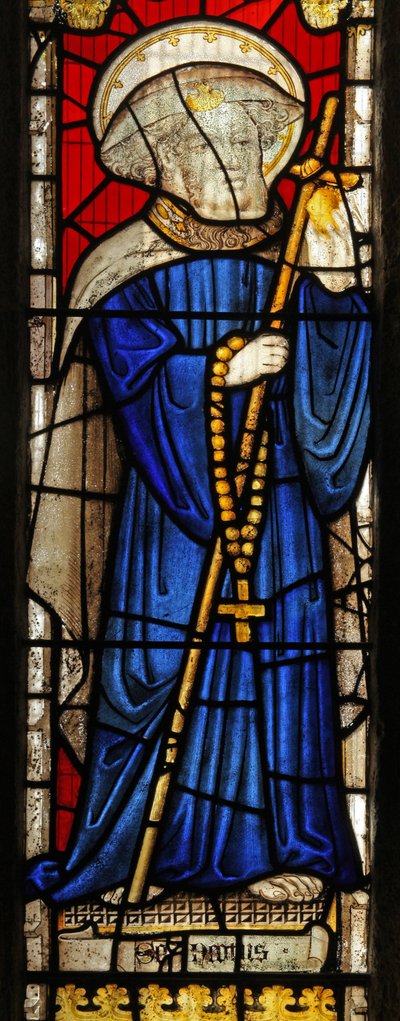 Window depicting St James by English School