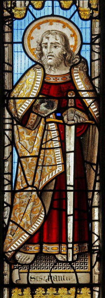 Window depicting St Paul by English School