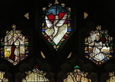 Window depicting the Annunciation by English School