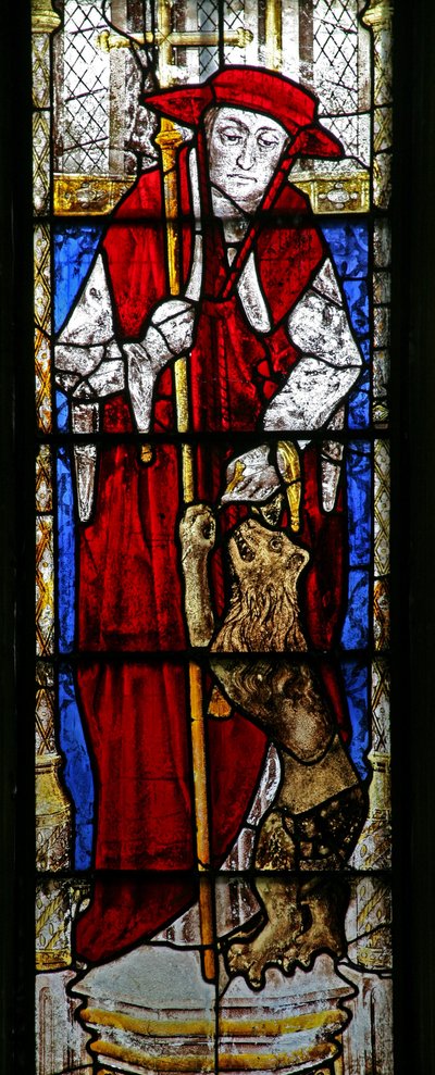 Window s9 depicting St Jerome by English School