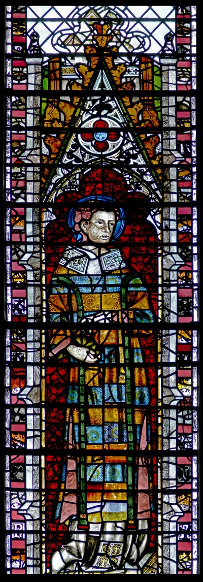 Window depicting St Vincent by English School