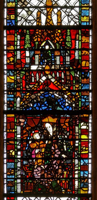 Window w39 depicting the Virgin and Child by English School