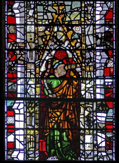 Window depicting the Prophet Zechariah by English School