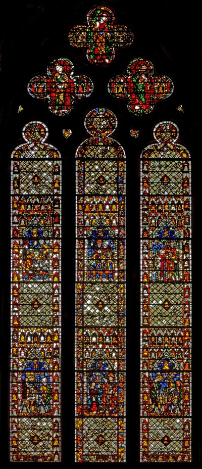 Window w41 depicting the Bell Founders Window by English School