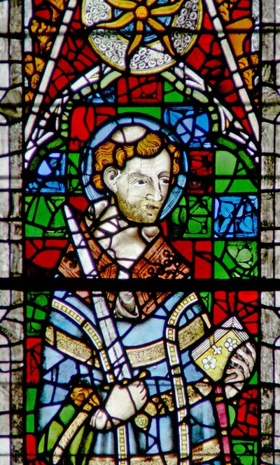 Window depicting St Vincent by English School