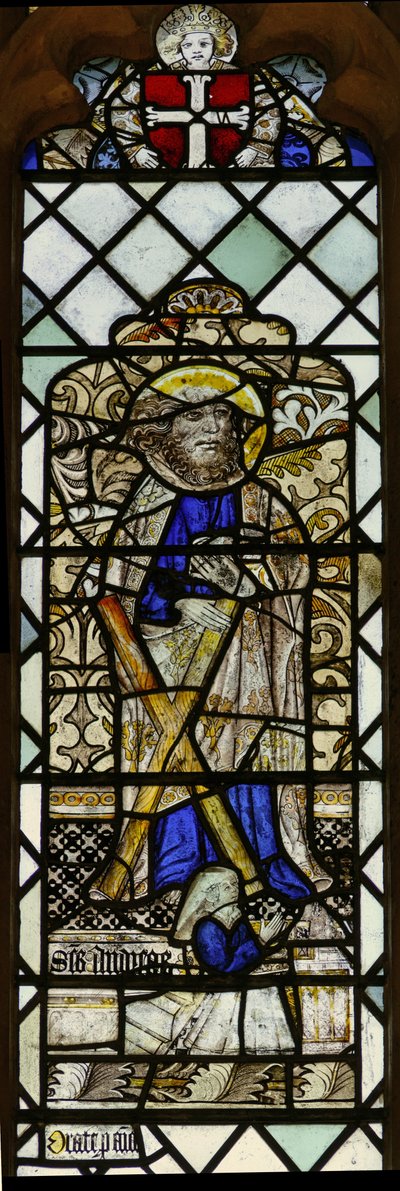 Window w8 depicting St Andrew by English School