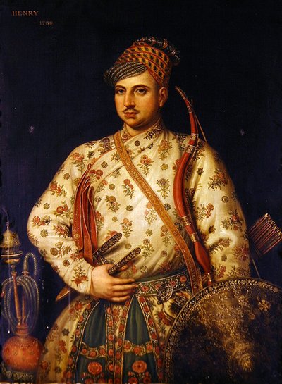 Portrait of a Moghul Prince by Enoch Seeman