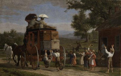 The Pemigewasset Coach, 1899 by Enoch Wood Perry