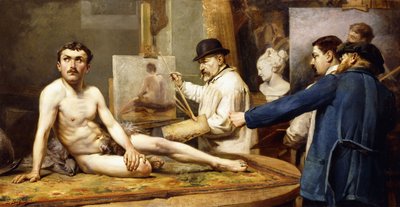 In Front of the Painter by Enrico Bogliani
