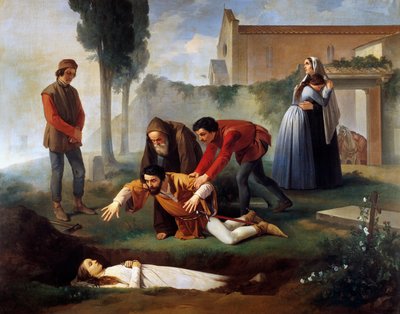 Burial of Pia de Tolomei by Enrico Pollastrini