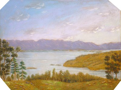 Leverett Pond by Erastus Salisbury Field